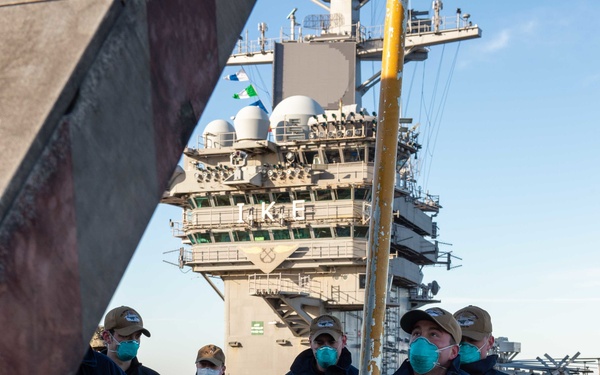 Ike Conducts Maintenance in Naval Station Norfolk