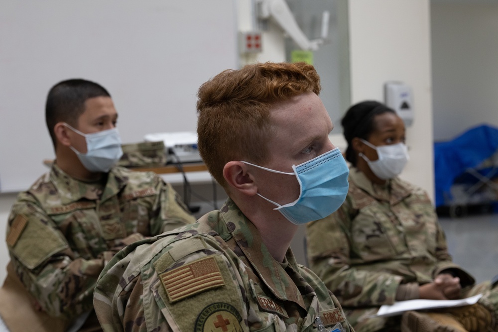 U.S. Air Force medical personnel attend training in California