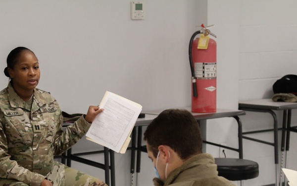 State Deputy Surgeon Gives Briefs To Volunteers