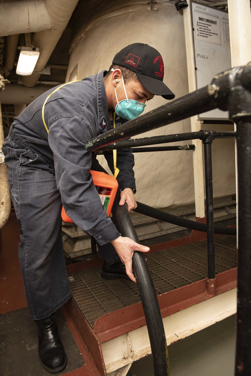 Mitscher Conducts Pre-Deployment Sequester