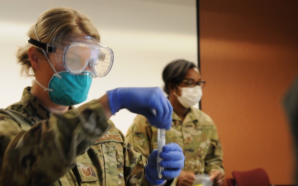 148th Fighter Wing Assists with COVID-19 Testing for the State of Minnesota