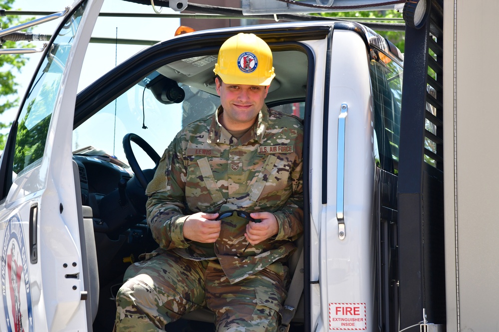 Airman Operates Communications Equipment