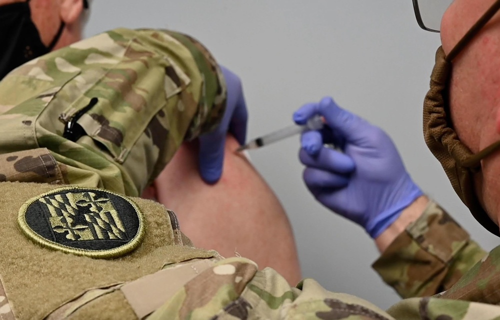 MDNG Mobile Vaccination Support Team at Cheverly Health Center