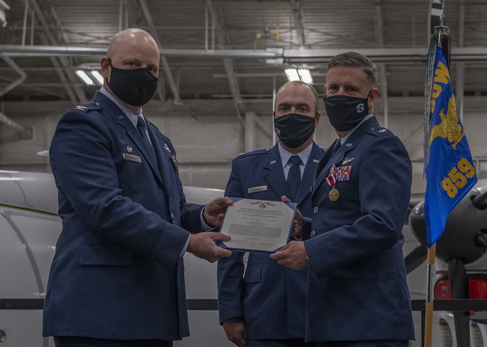 859th Special Operations Squadron Change of Command Ceremony