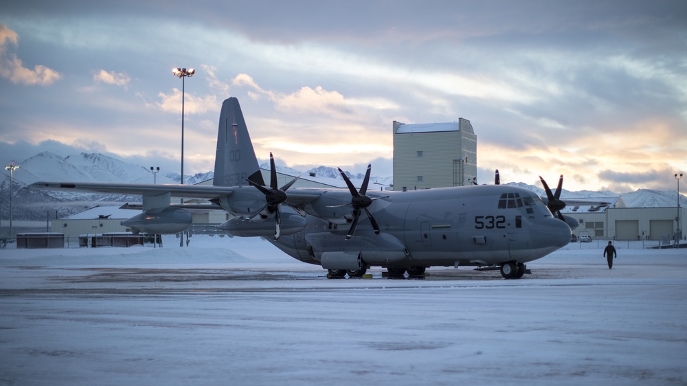 VMGR-152 Alaskan Winter: Early Morning Tac-Nav