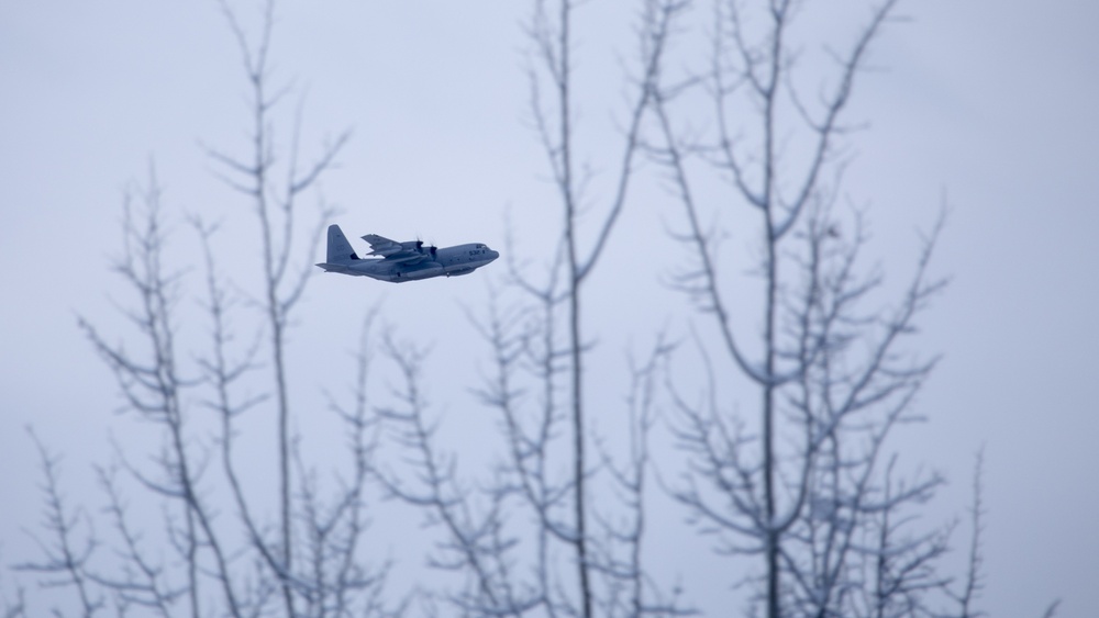 VMGR-152 Alaskan Winter: Early Morning Air-Drops