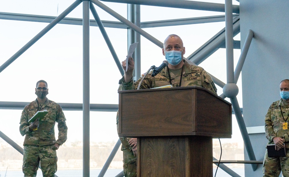 NY National Guard troops mobilize in support of state efforts to administer COVID-19 vaccines