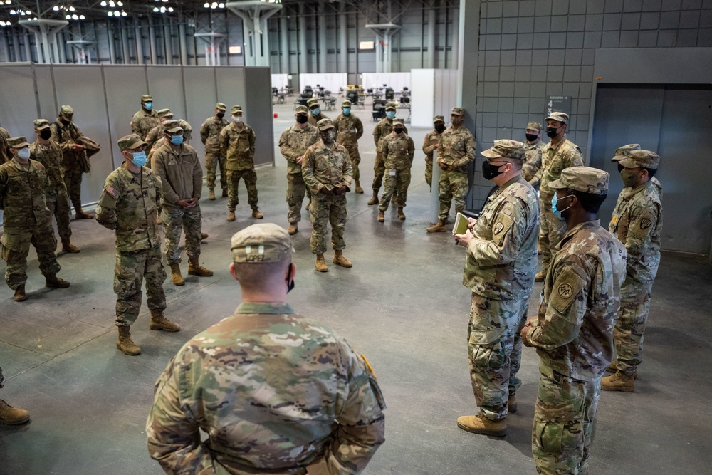 NY National Guard troops mobilize in support of state efforts to administer COVID-19 vaccines