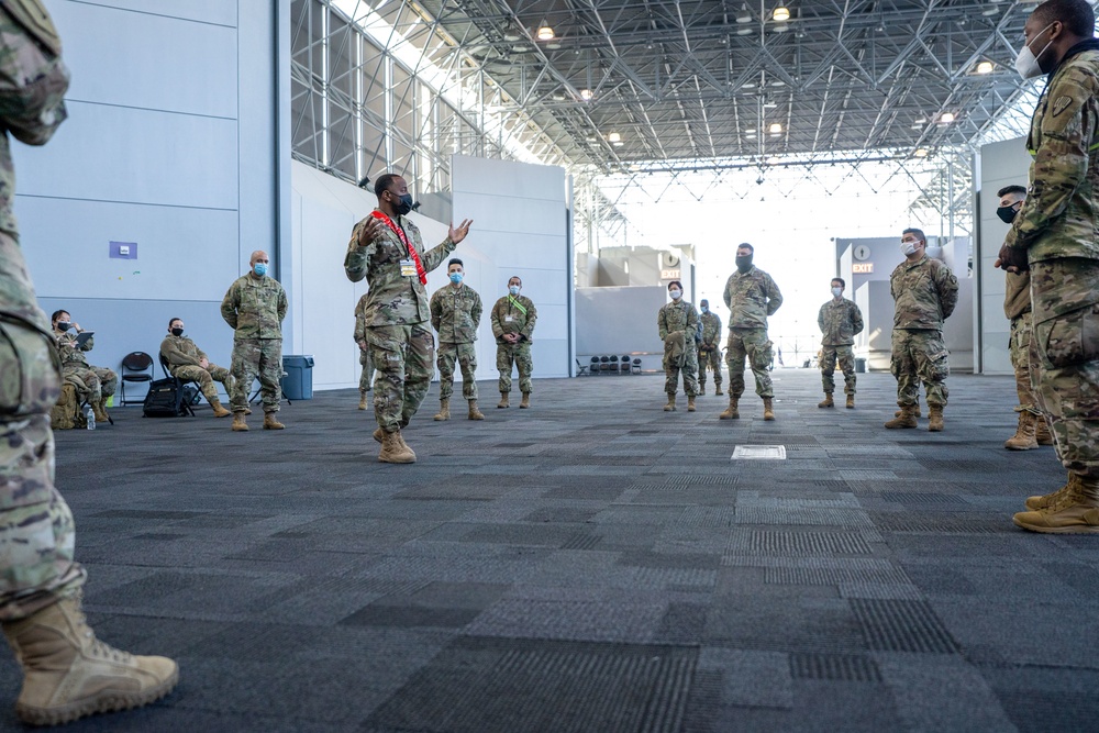 NY National Guard troops mobilize in support of state efforts to administer COVID-19 vaccines