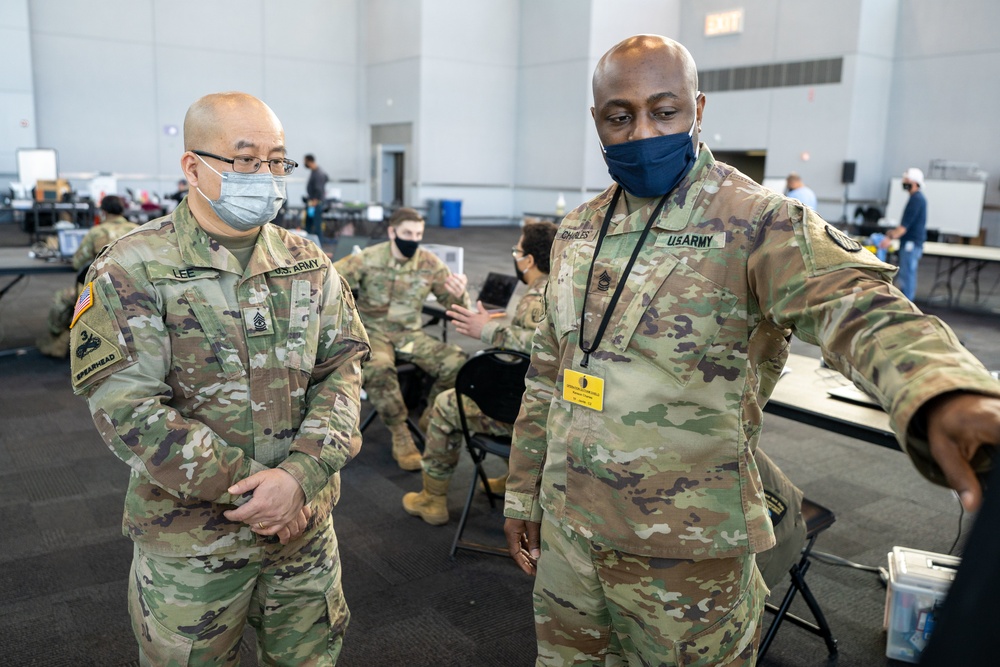 NY National Guard troops mobilize in support of state efforts to administer COVID-19 vaccines