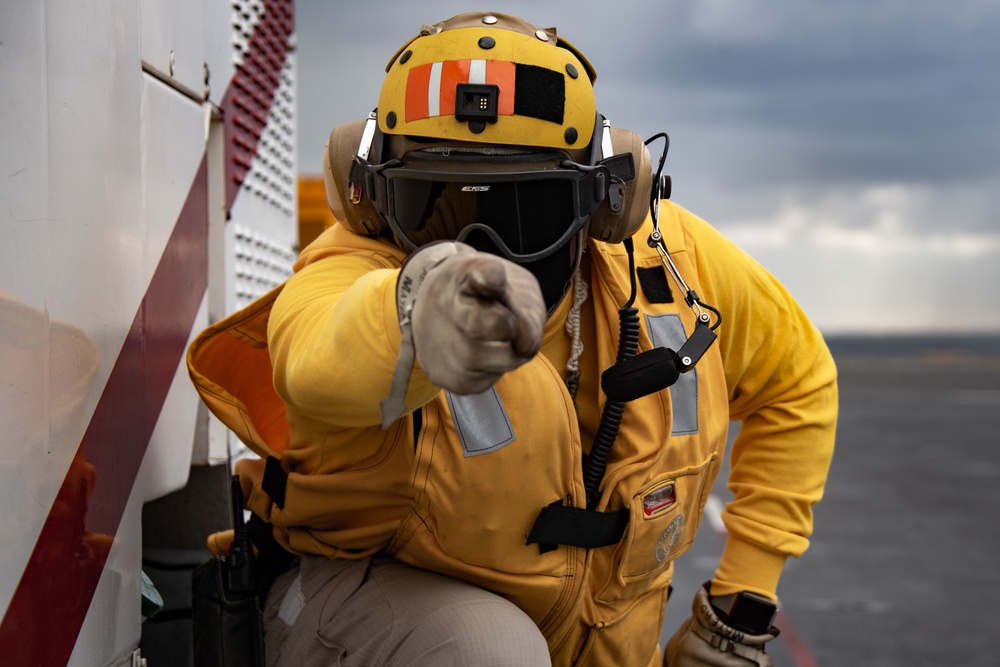 USS America (LHA 6) Conducts Flight Operations