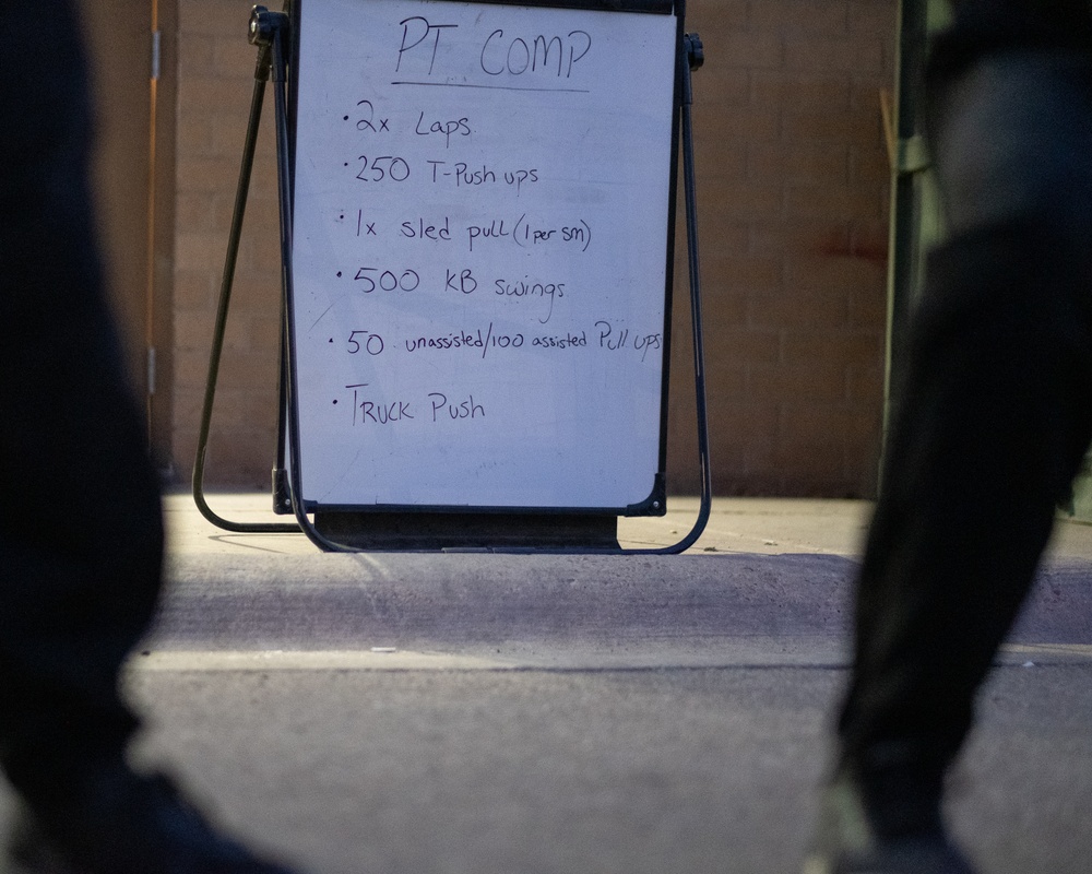 Squad PT competition enhances camaraderie