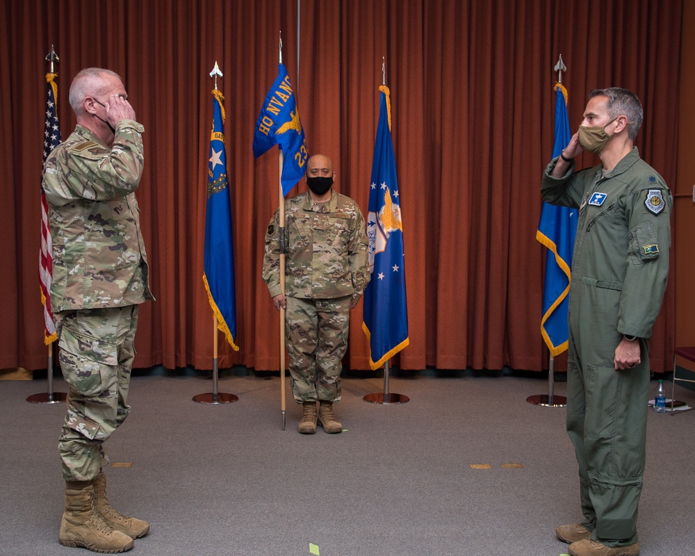 232nd Operations Squadron change of command ceremony