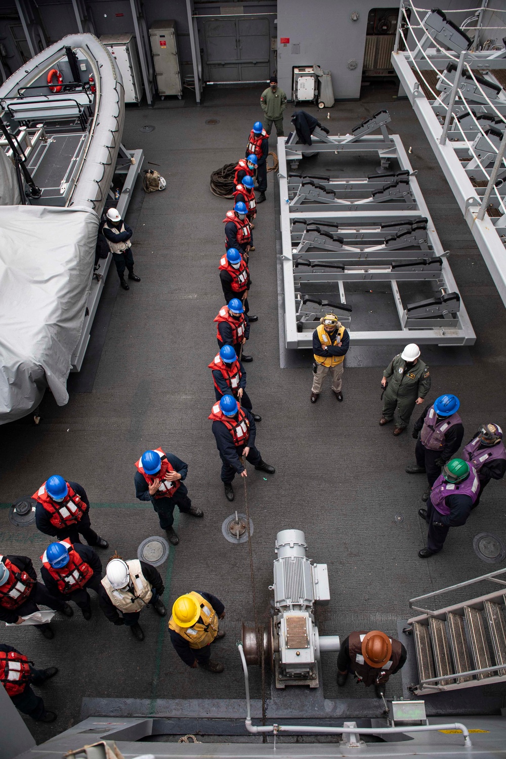 USS New Orleans Underway Replenishment with USNS Alan Shepard