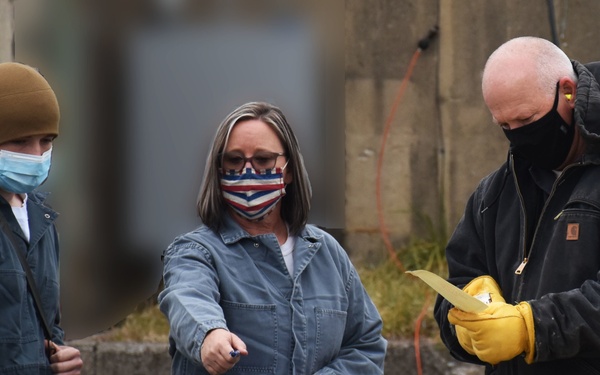 VX projectiles postured for destruction