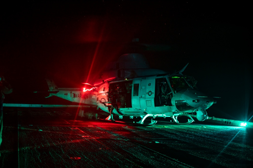 VMM 164 (Rein) Marines prepare for CAS aboard USS Somerset