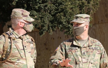 229th BEB Soldiers stand guard in DC, visit with senior leaders