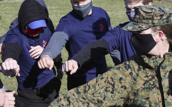 DCO Leads a Team Building Chant