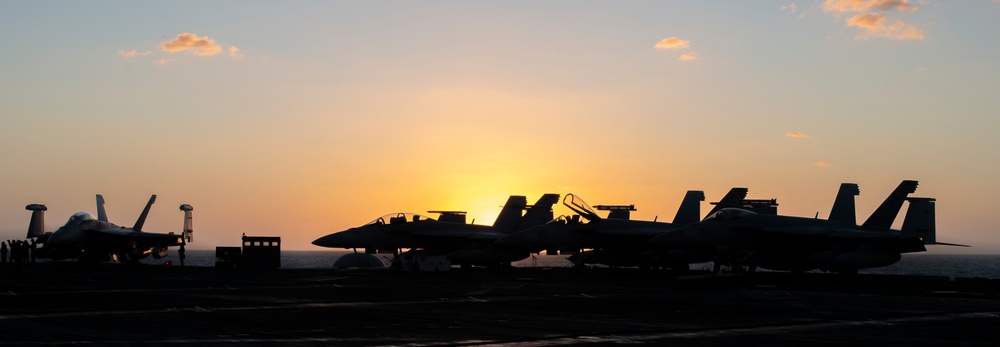 USS Nimitz Patrols the Arabian Sea
