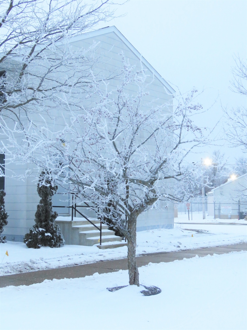 Fort McCoy Winter Rime Ice