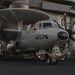 An E-2C Hawkeye Starts its Engine