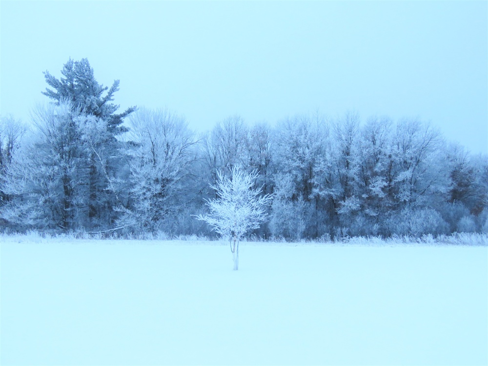 Fort McCoy Winter Rime Ice