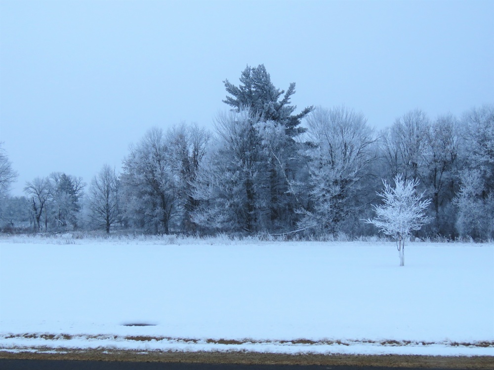 Fort McCoy Winter Rime Ice