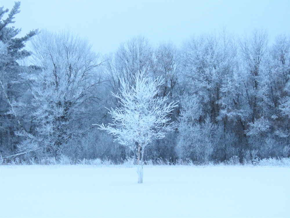 Fort McCoy Winter Rime Ice