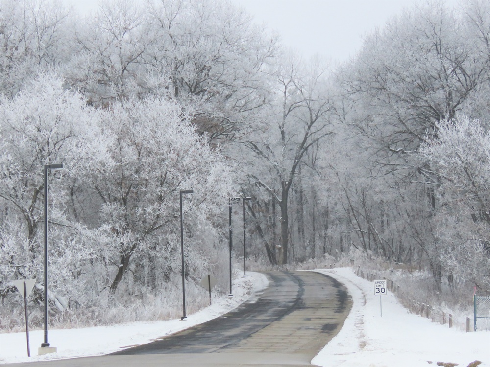 Fort McCoy Winter Rime Ice