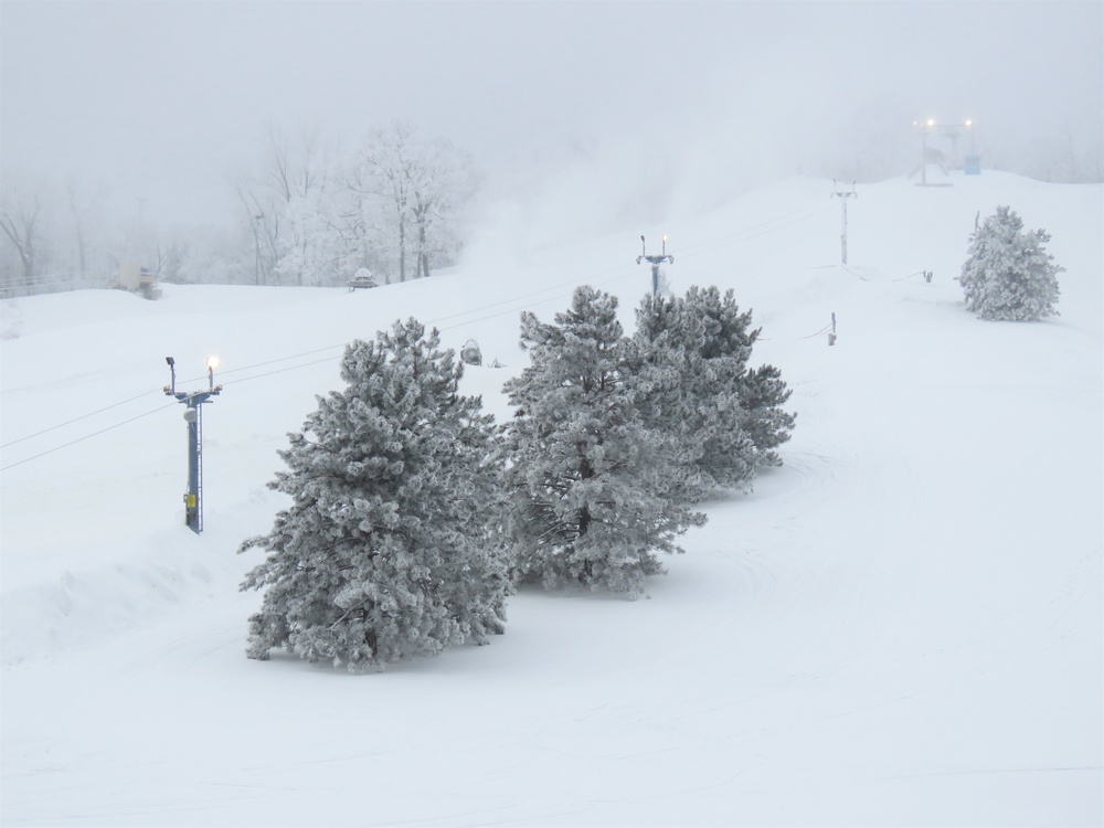 Fort McCoy Winter Rime Ice