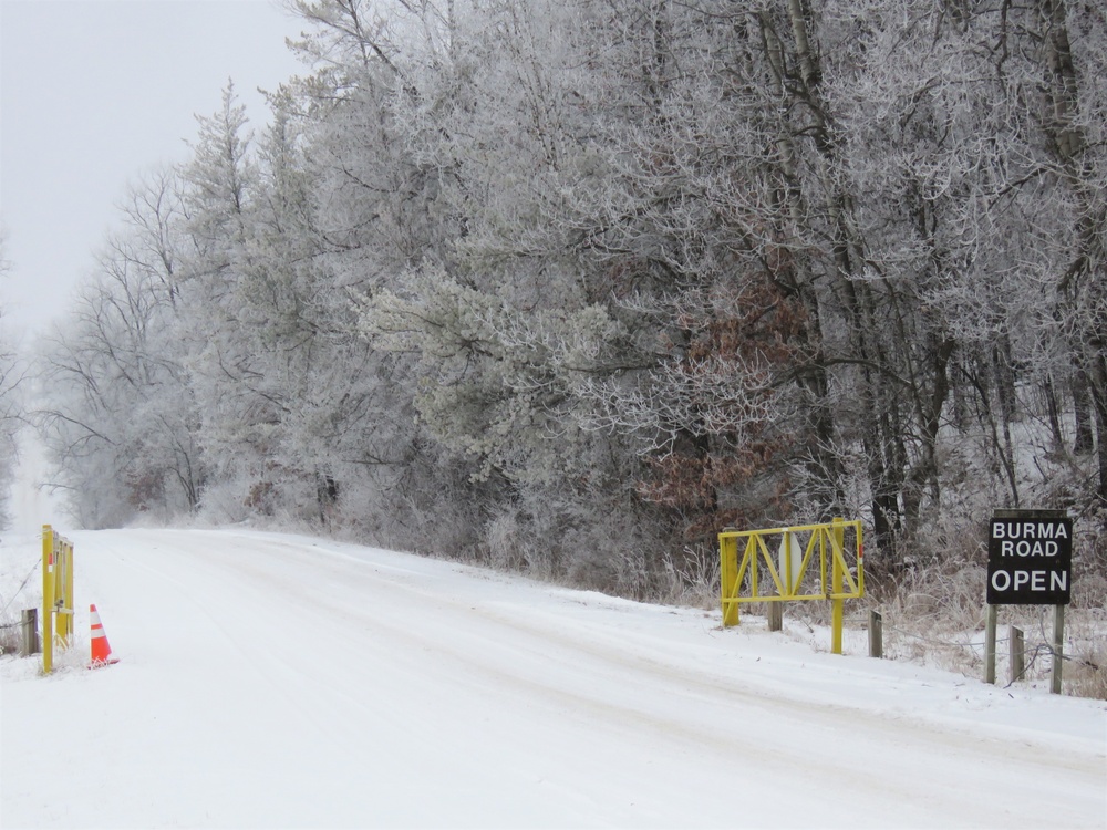 Fort McCoy Winter Rime Ice