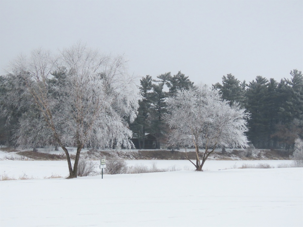 Fort McCoy Winter Rime Ice