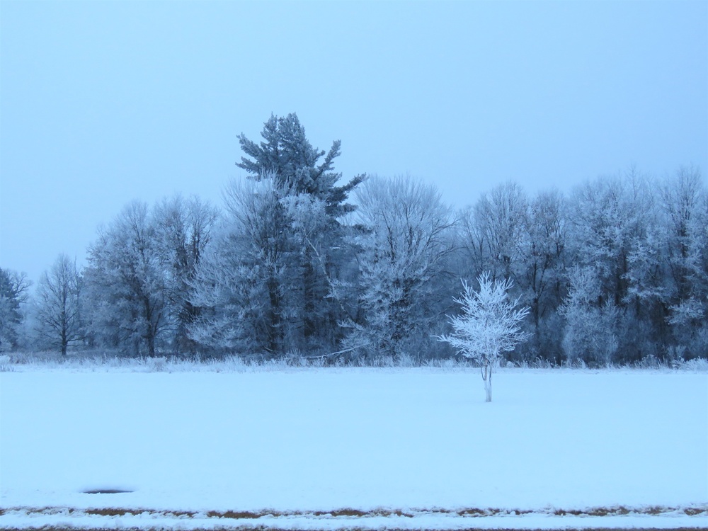 Fort McCoy Winter Rime Ice