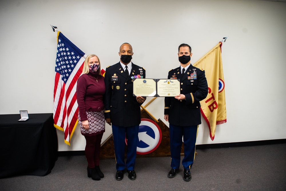 Lt. Col. Jermon Tillman Receives the Joint Services Achievement Medal