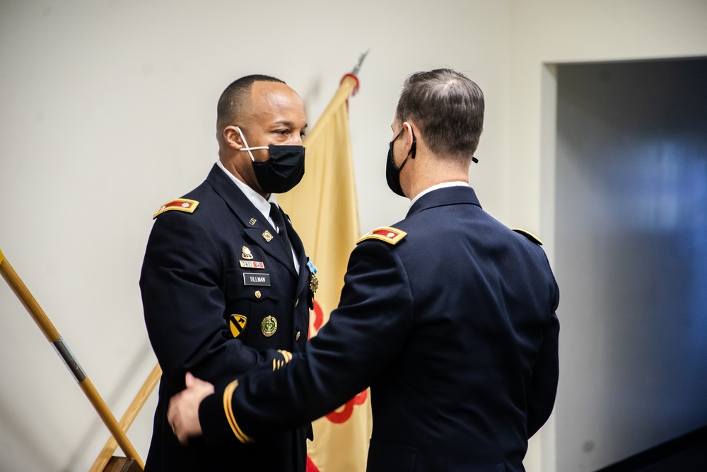 Lt. Col. Jermon Tillman Receives the Joint Services Achievement Medal
