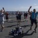 Sailors Participate in an Exercise Class