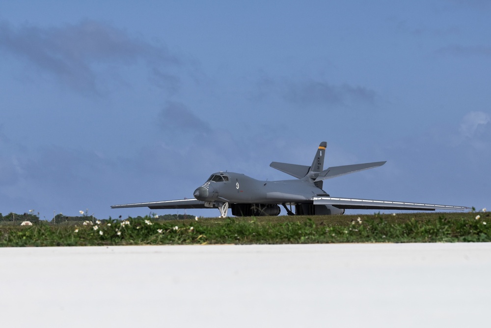 B-1B Lancers carry out Bomber Task Force mission