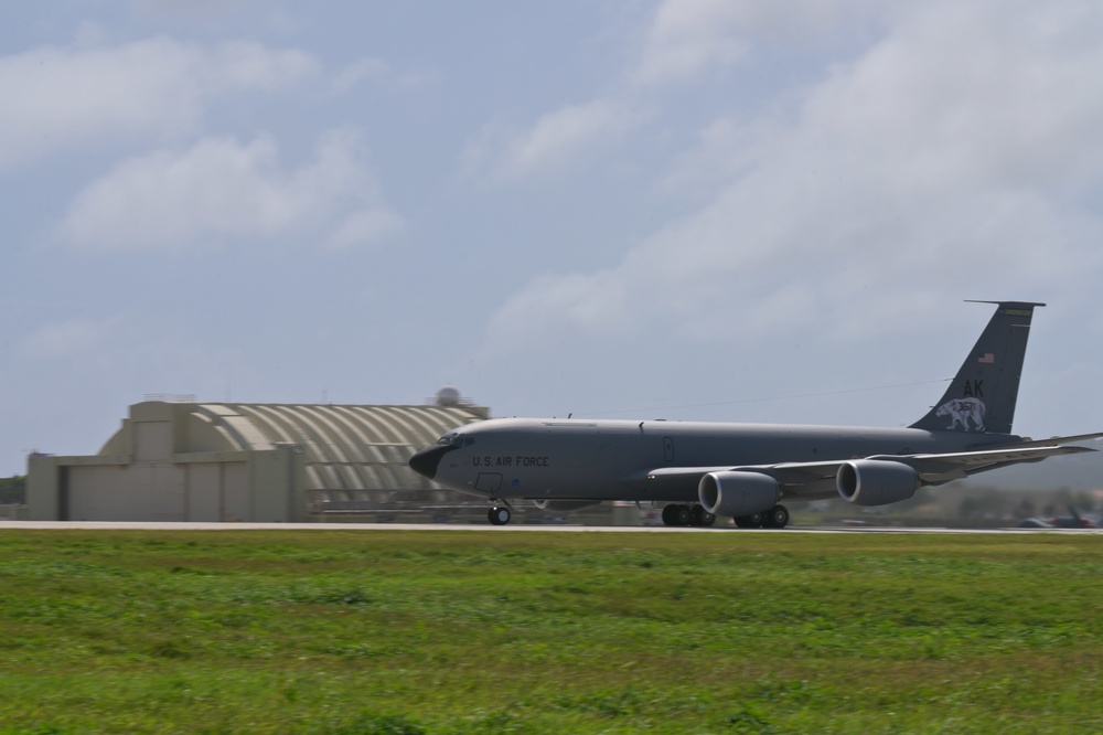 B-1B Lancers carry out Bomber Task Force mission