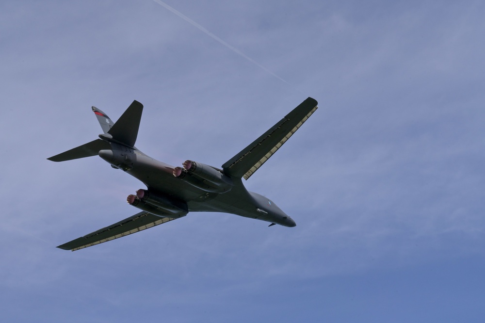 B-1B Lancers carry out Bomber Task Force mission