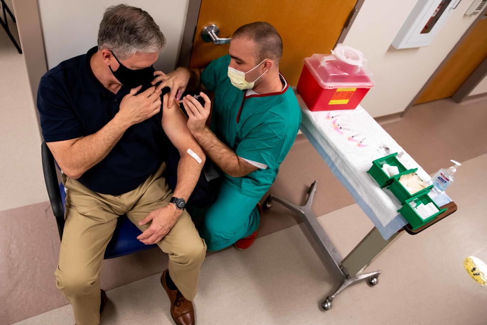 JTF-CS members receive COVID-19 Vaccine