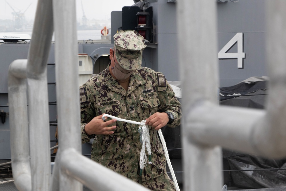 ACB-1 Sailors Prepare for INSURV