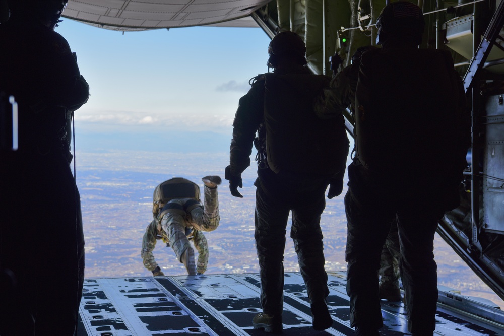 Army and Air Force HALO Jump Training