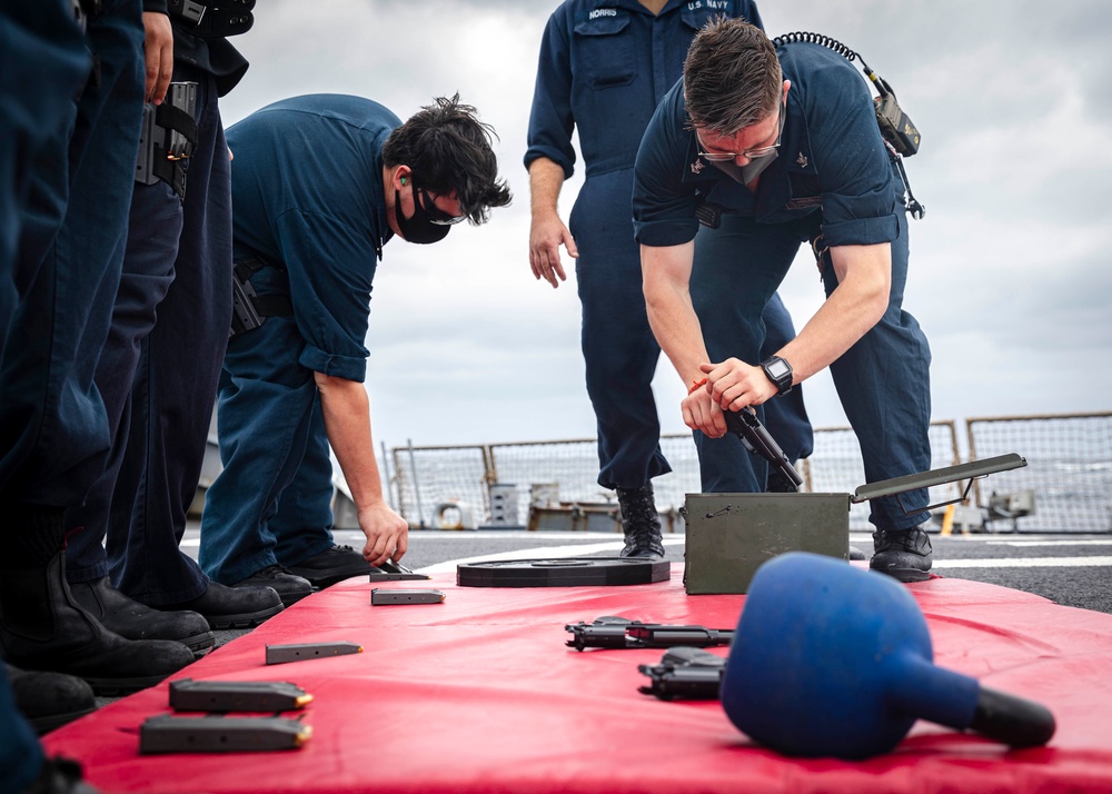 NHQC on the Flight Deck aboard McCain