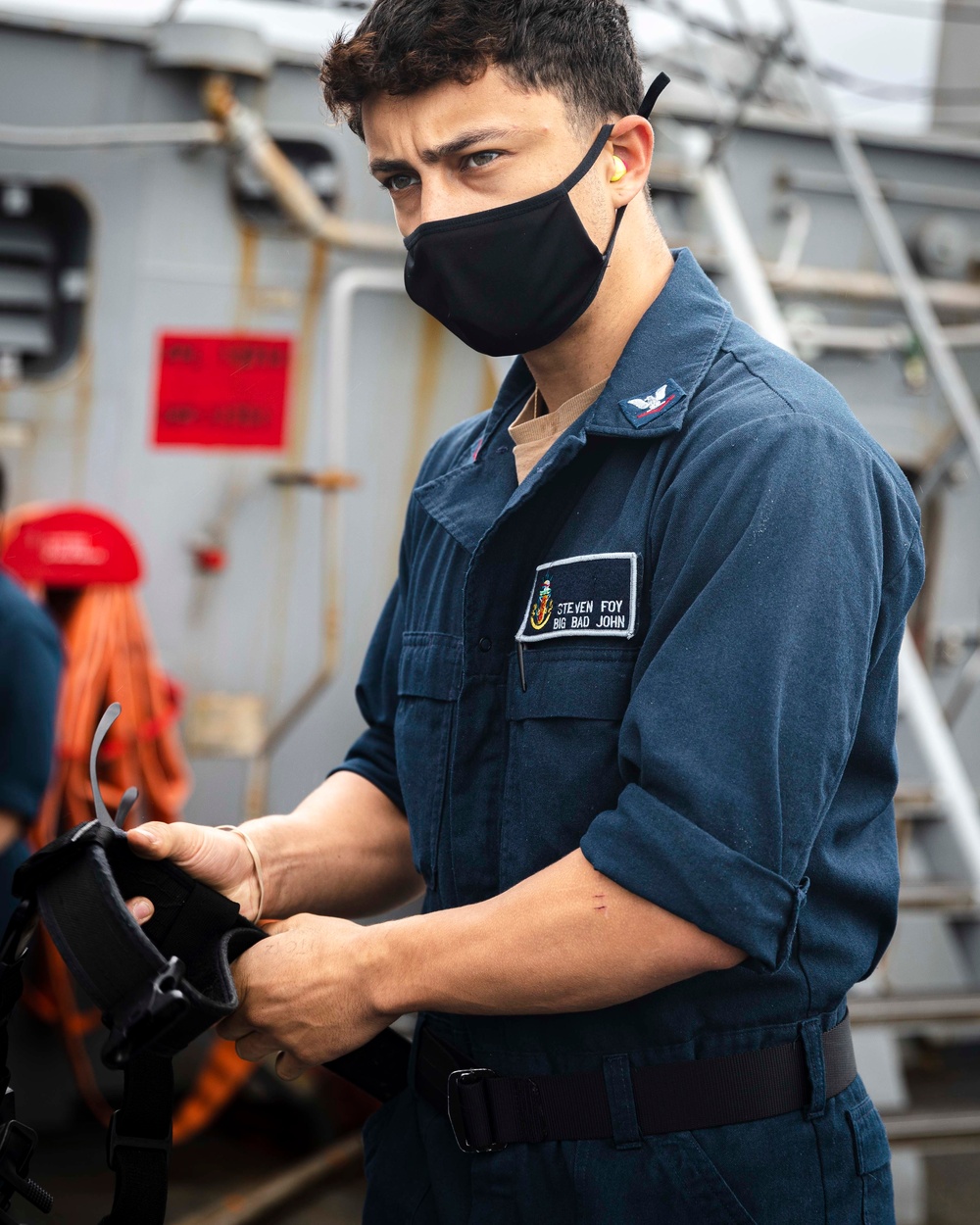 NHQC on the Flight Deck aboard McCain