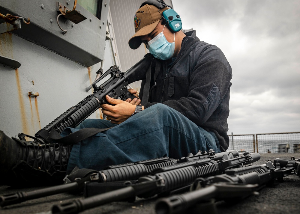 NHQC on the Flight Deck aboard McCain