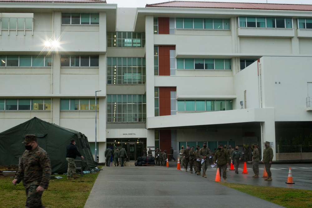 Marines and Sailors with 3d Marine Division receive the COVID-19 vaccinations