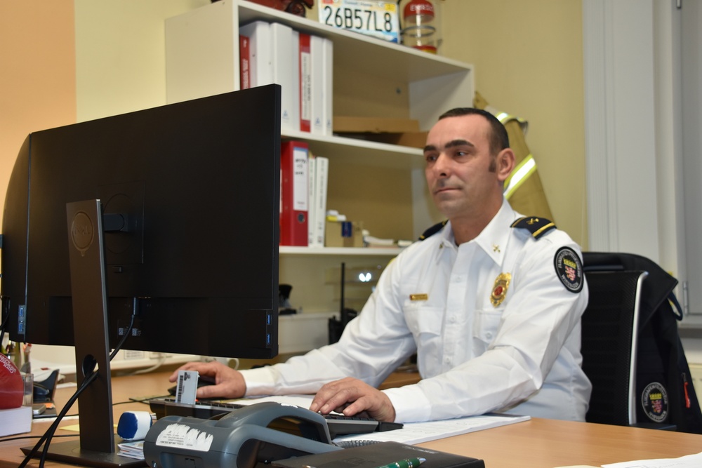 USAG Wiesbaden firefighter is IMCOM-Europe Fire Inspector of the Year 2020