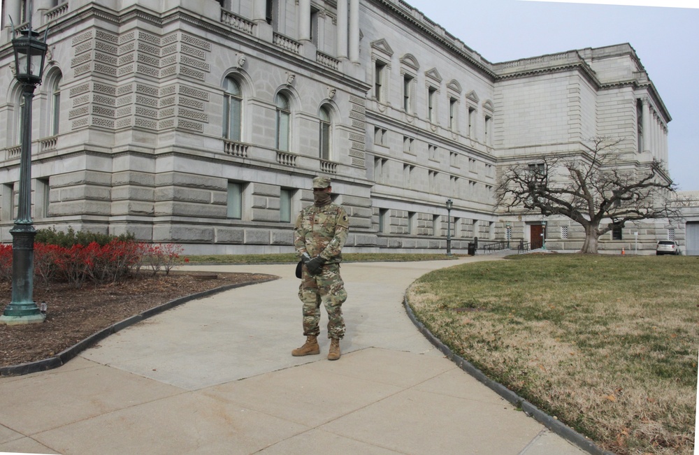 Virginia Soldiers, Airmen stand guard in nation's capitol