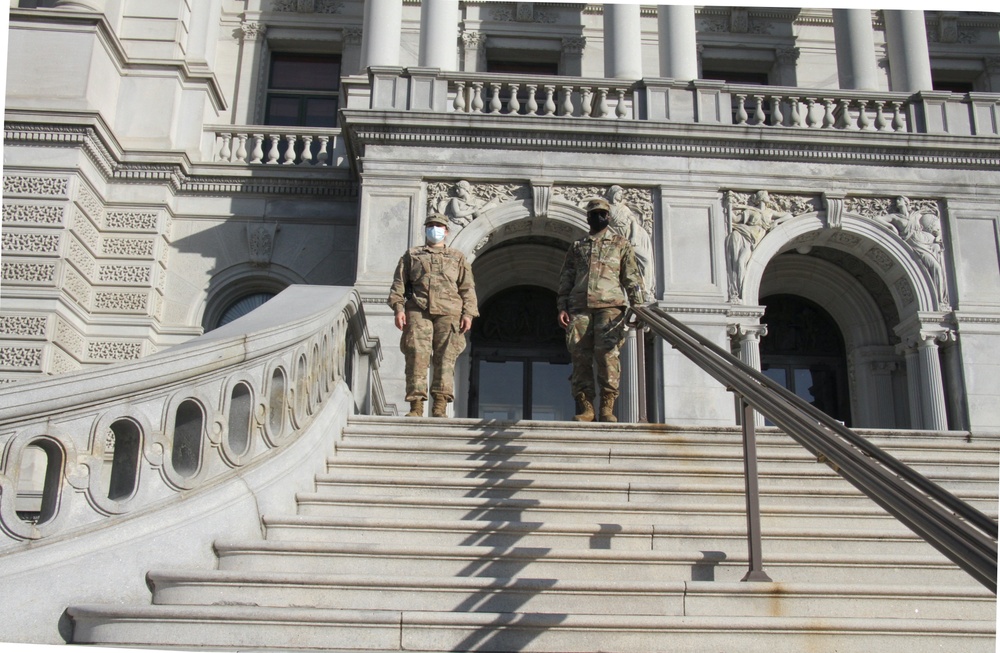 Virginia Soldiers, Airmen stand guard in nation's capital