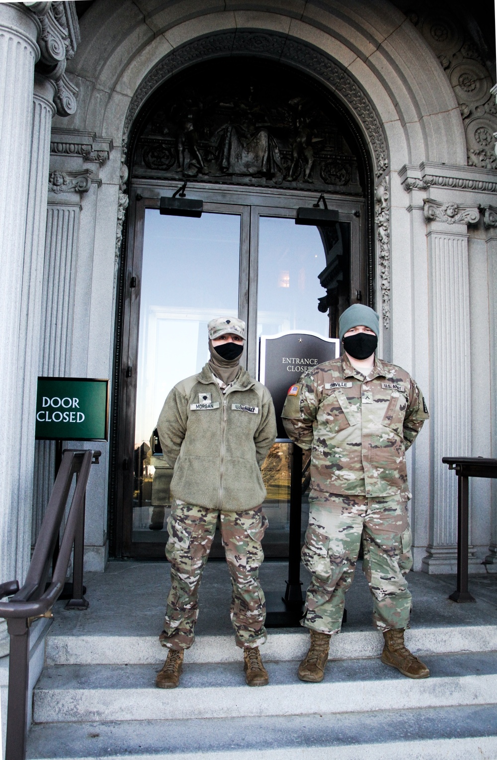 Virginia Soldiers, Airmen stand guard in nation's capital